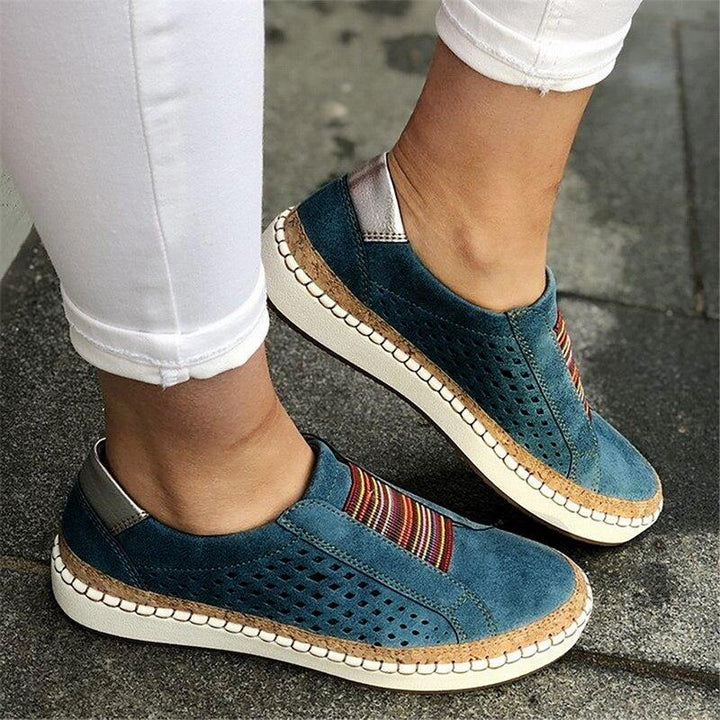 Gerda Slip On Sneakers | Damentrainer mit elastischem Verschluss
