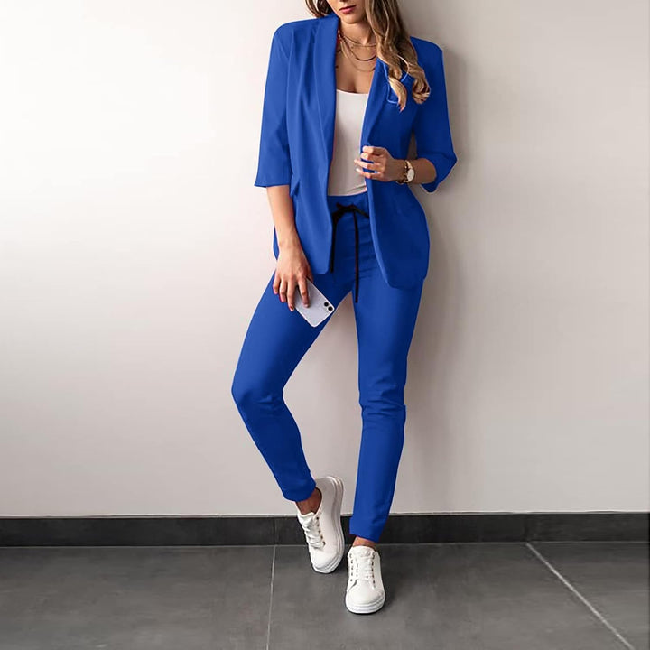 Sara 2-teiliger Damenanzug | Stylischer Blazer und Hose für Frauen