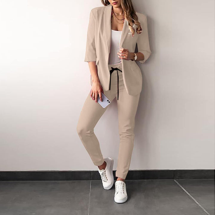 Sara 2-teiliger Damenanzug | Stylischer Blazer und Hose für Frauen