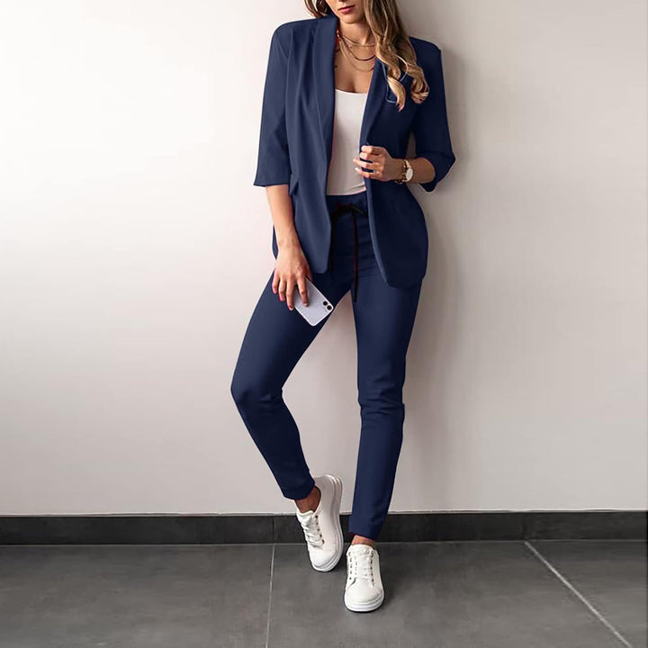 Sara 2-teiliger Damenanzug | Stylischer Blazer und Hose für Frauen