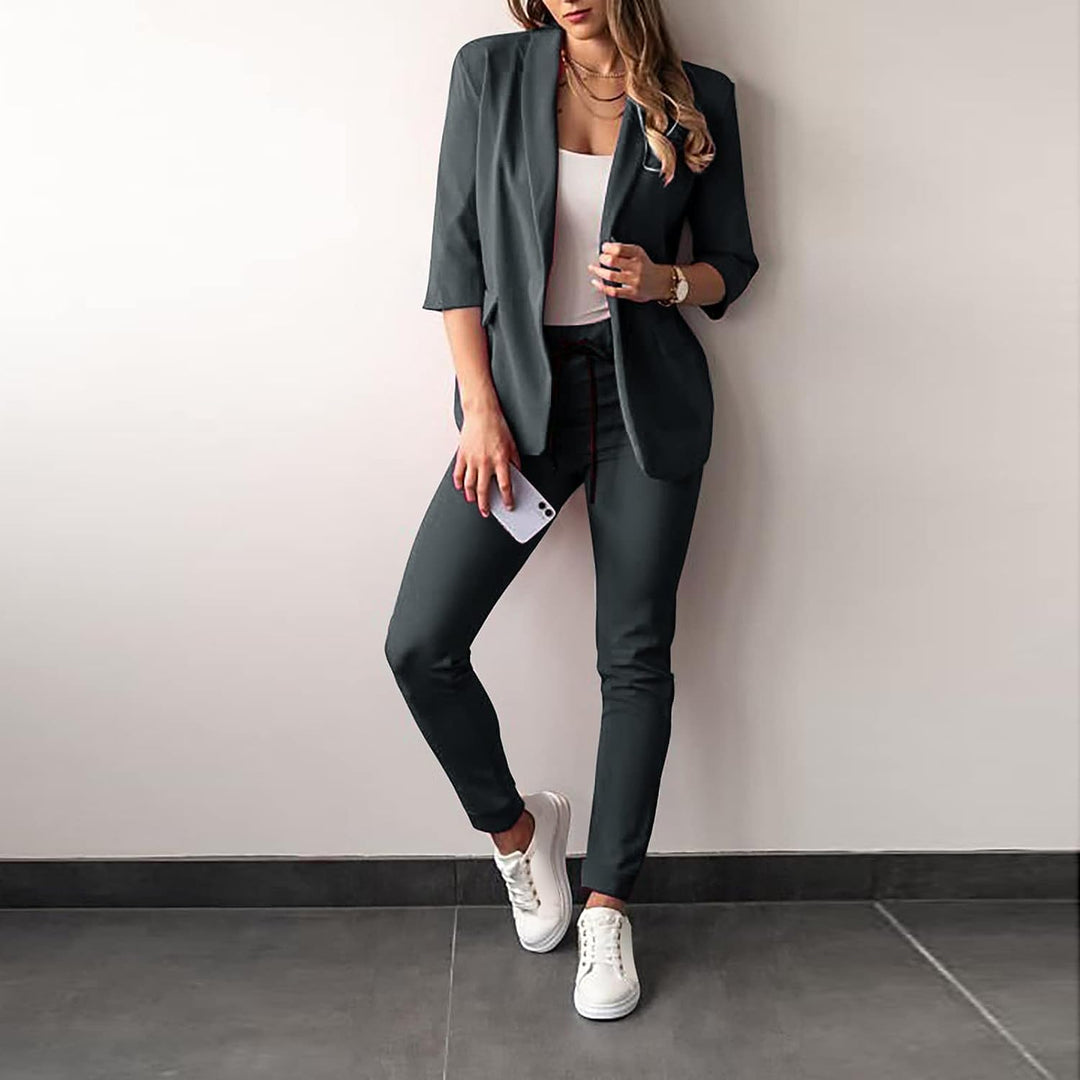 Sara 2-teiliger Damenanzug | Stylischer Blazer und Hose für Frauen