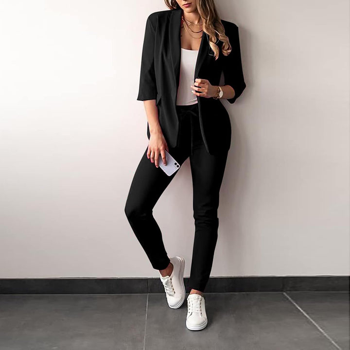 Sara 2-teiliger Damenanzug | Stylischer Blazer und Hose für Frauen