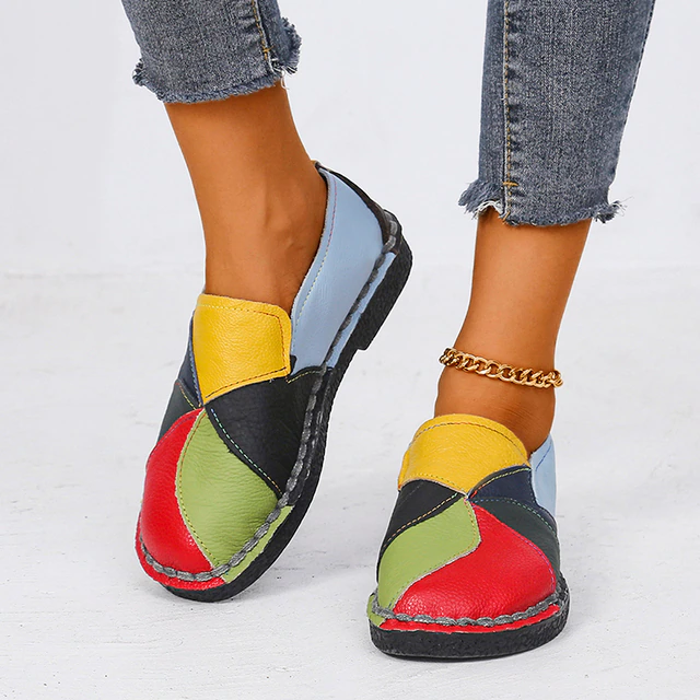 Dianna Halbschuhe  | Farbige orthopädische Damenschuhe mit Absatz