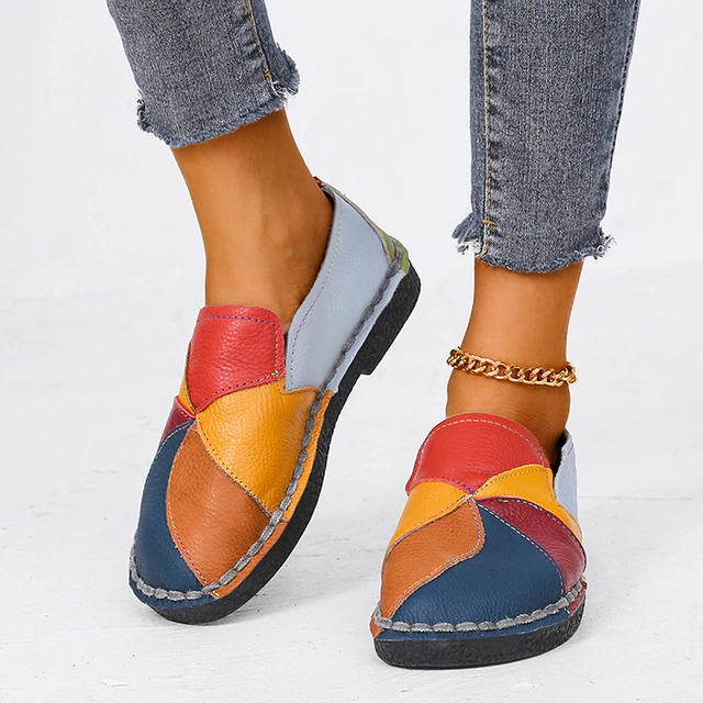Dianna Halbschuhe  | Farbige orthopädische Damenschuhe mit Absatz