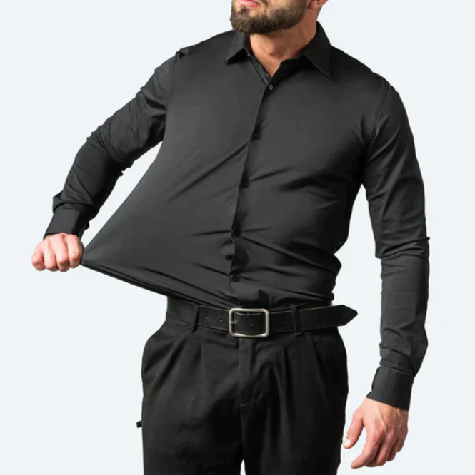 Hugo Stretch Hemd | Bequemes Business Hemd für Männer Mit Super Stretch