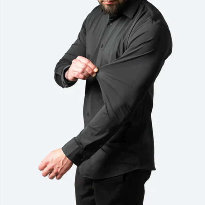 Hugo Stretch Hemd | Bequemes Business Hemd für Männer Mit Super Stretch