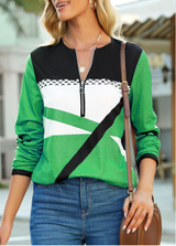 MaxMila Pulli | Eleganter leichter Damenpullover mit luxuriösem Druck