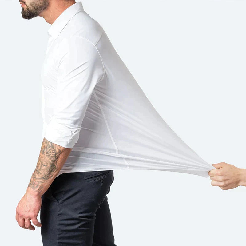 Hugo Stretch Hemd | Bequemes Business Hemd für Männer Mit Super Stretch