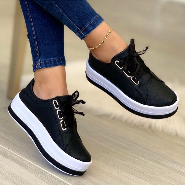 Celina Lace Up | Platform Damen-Trainer