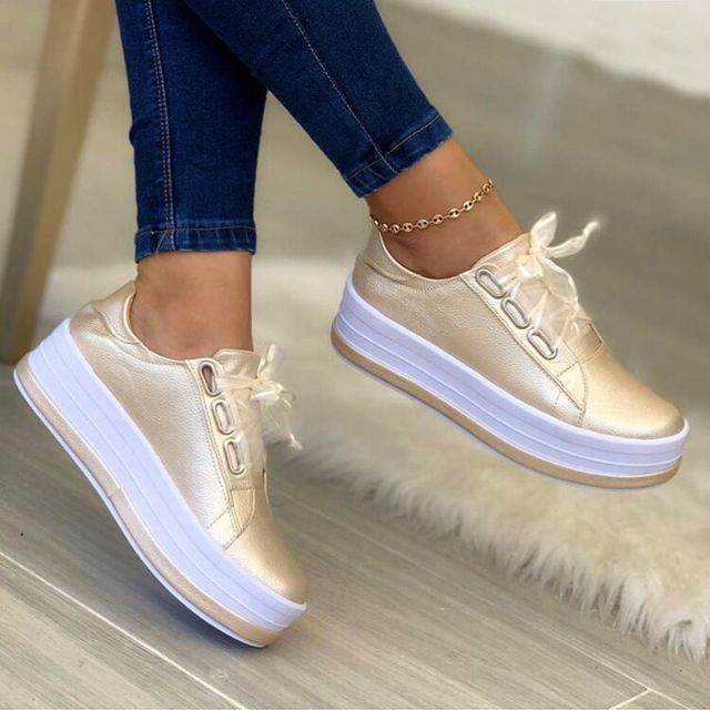 Celina Lace Up | Platform Damen-Trainer