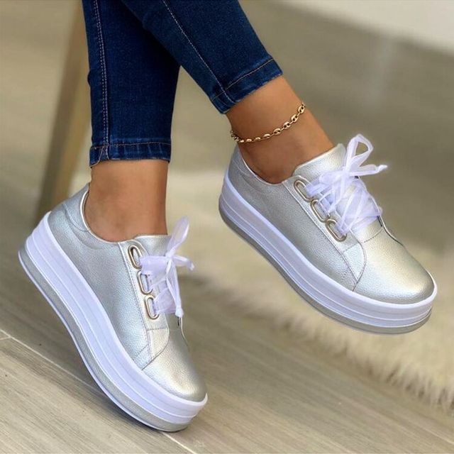 Celina Lace Up | Platform Damen-Trainer