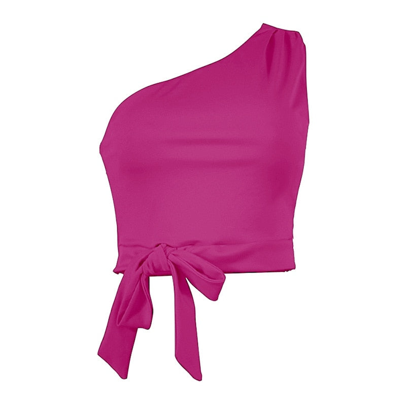 Loscana Shirt | Hip One-Shoulder-Top für Frauen