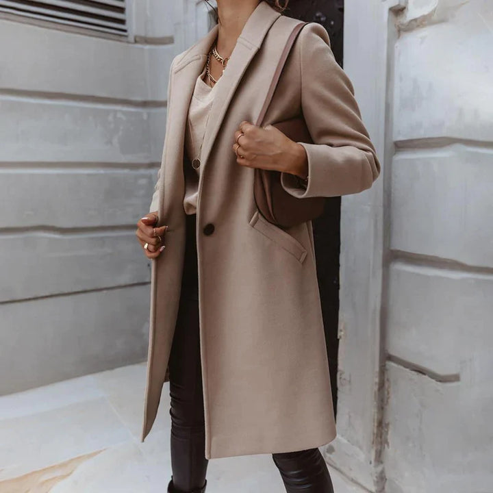 Zara Manteljacke | Stylische Lange Damen Übergangsjacke
