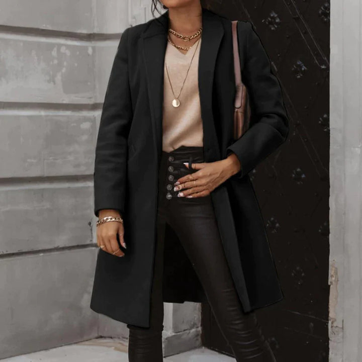 Zara Manteljacke | Stylische Lange Damen Übergangsjacke