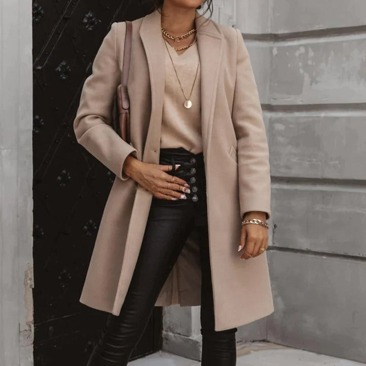Zara Manteljacke | Stylische Lange Damen Übergangsjacke