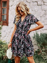 Esprid Kleid | Elegantes Kleid mit Blumendruck für Frauen
