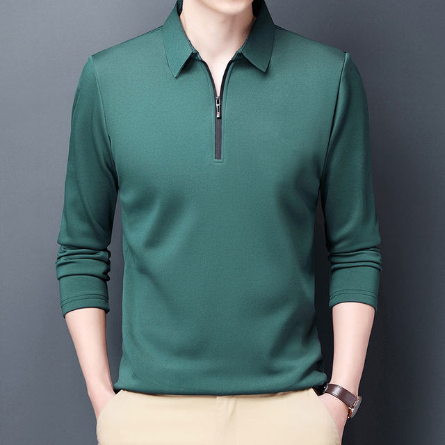Hugo Poloshirt | Elegantes Herren Poloshirt Langarm mit Reißverschluss