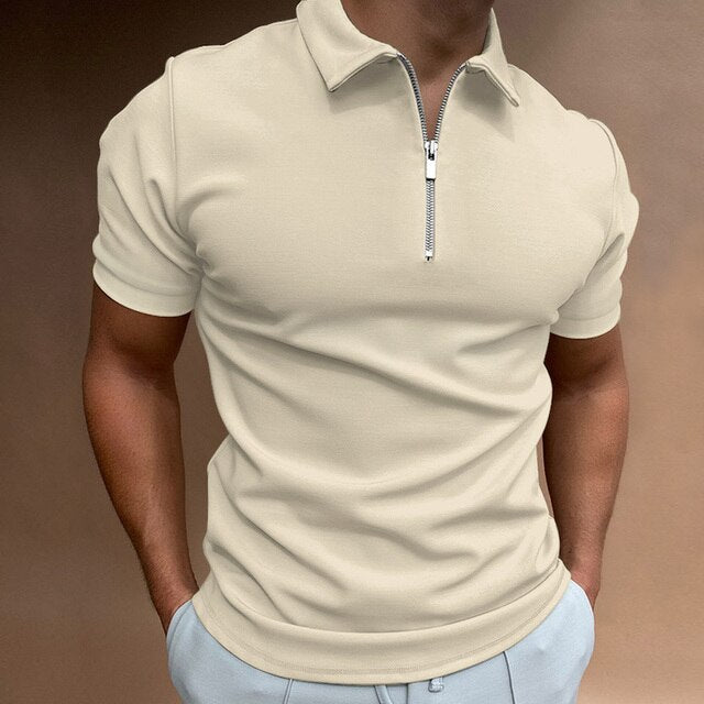 Hugos Polo | Lässiges Herren-Poloshirt mit Reißverschluss