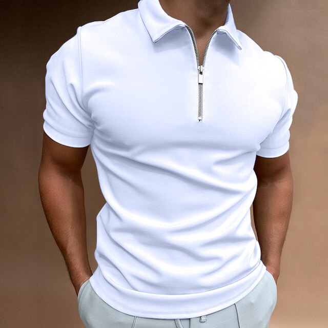 Hugos Polo | Lässiges Herren-Poloshirt mit Reißverschluss
