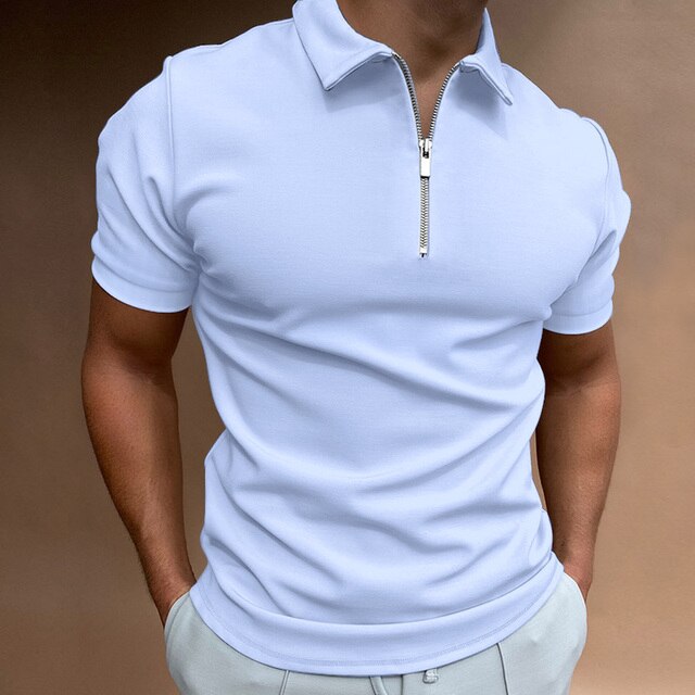 Hugos Polo | Lässiges Herren-Poloshirt mit Reißverschluss