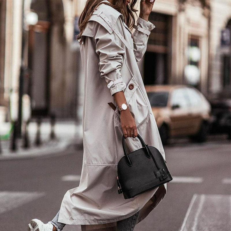 Marant Trenchcoat | Bequemer trendiger langer Mantel für den Herbst