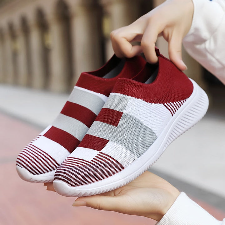 Gabi Socken-Schuhe | Slip-on sneakers für Frauen mit weichem Fußbett
