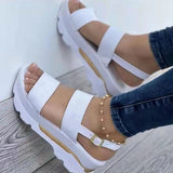 Luna Plateau-Sandalen | Bequeme Damensandalen mit Absatz