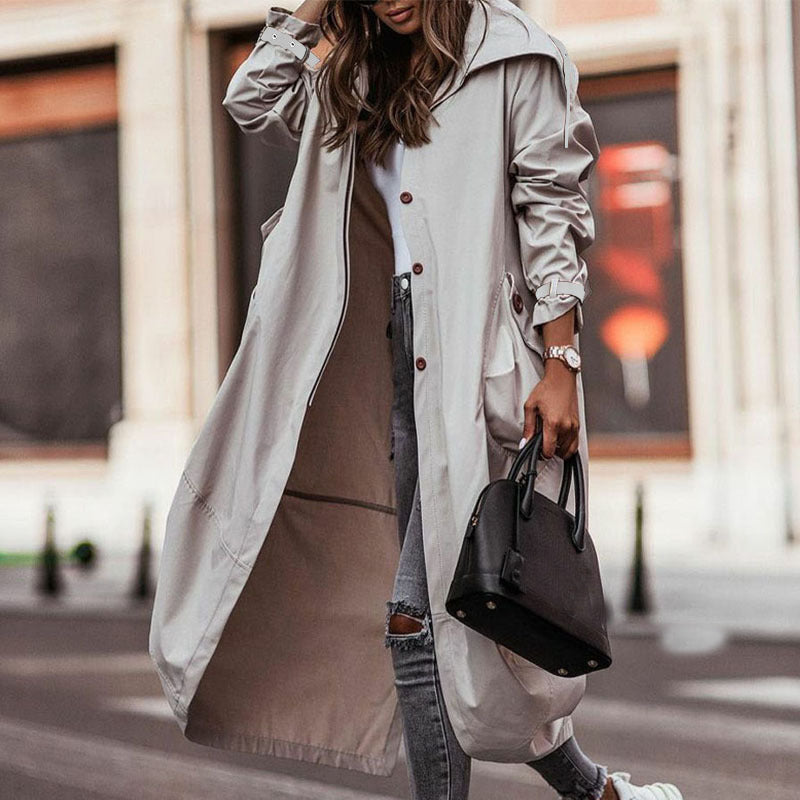 Marant Trenchcoat | Bequemer trendiger langer Mantel für den Herbst