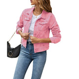 Mirella Denim Jacket | Lässige Jacke im Denim-Look für Frauen