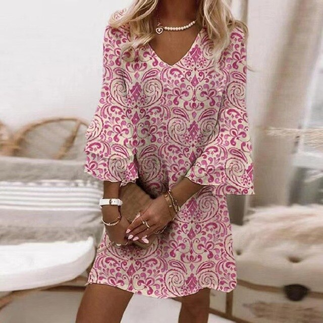 Esprid Sommerkleid | Damen Luxus Print Kleid