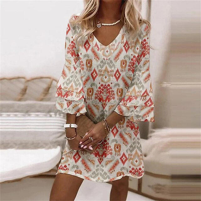 Esprid Sommerkleid | Damen Luxus Print Kleid