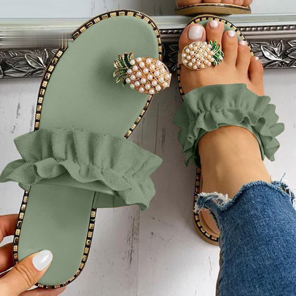 Clara Pineapple Sandals | Ein Blickfang für Ihre Füße