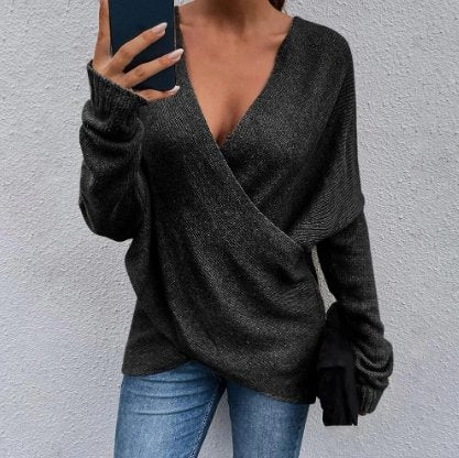 Merel Pullover | Eleganter weicher V-Ausschnitt Pullover für Frauen