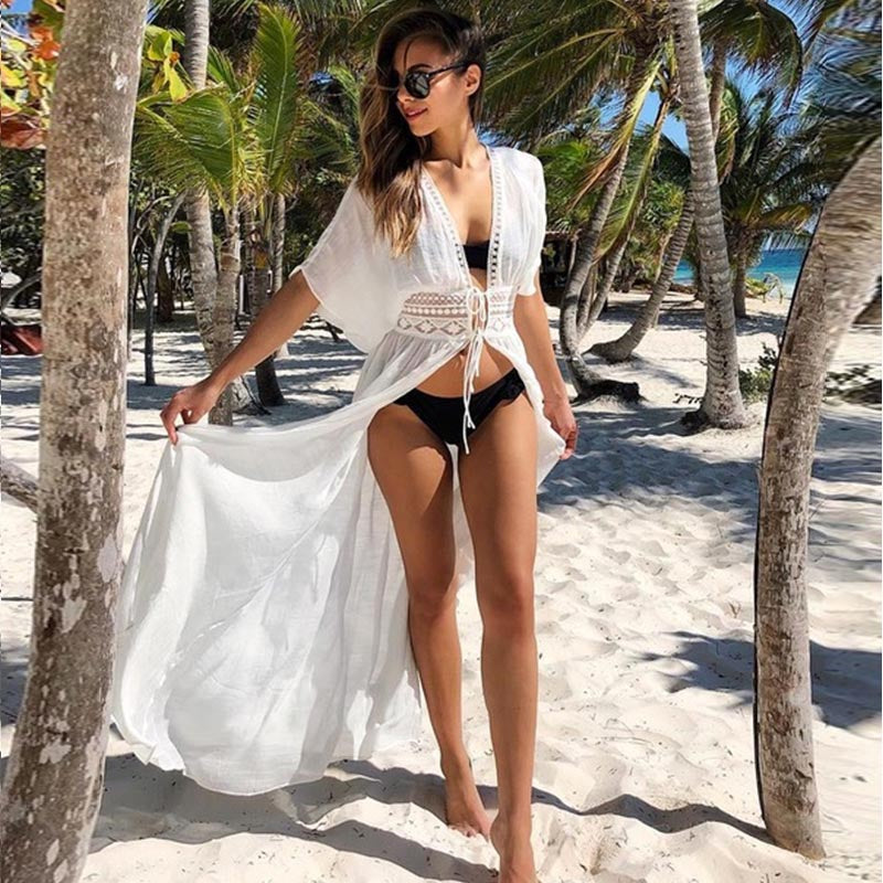 Ibiza Luxus Strandkleid | Stylische Cover-up Bademode für Frauen