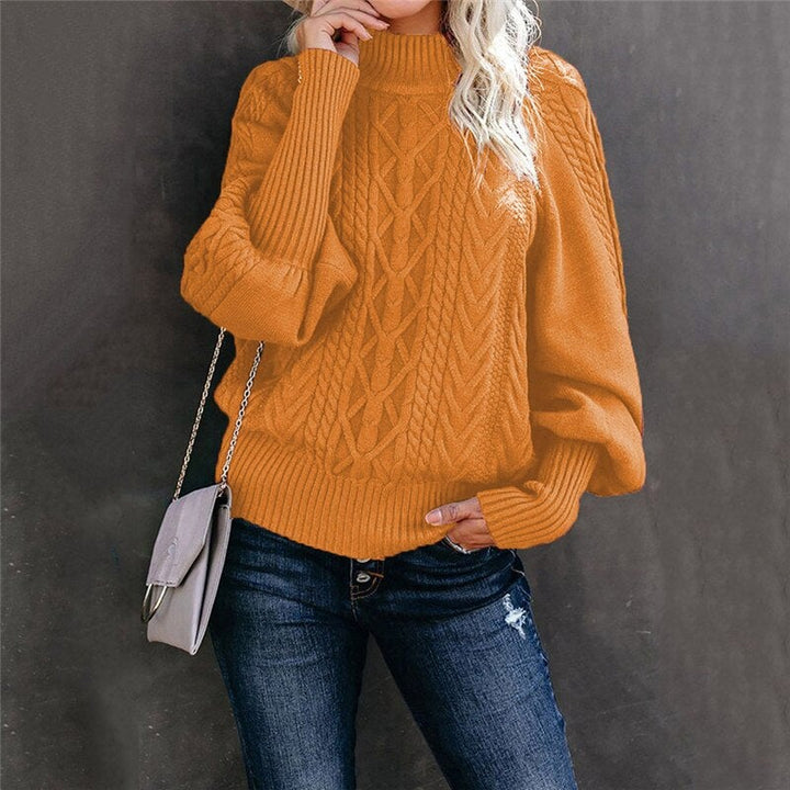 Rollkragenpullover mit Motiv