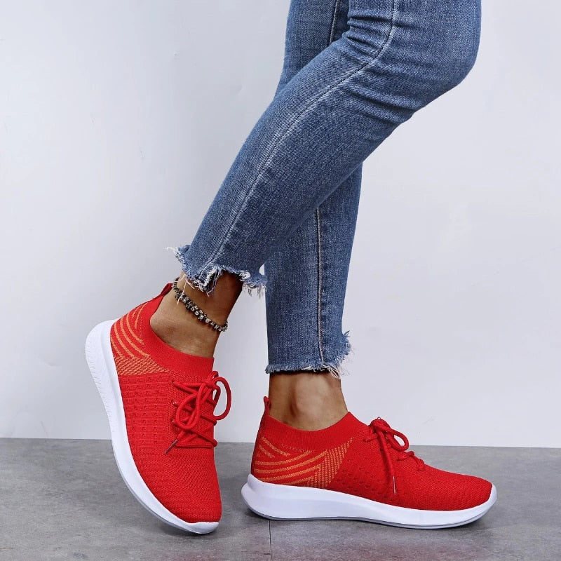 Sneaker für Damen – Bequeme Sommerschuhe mit orthopädischem Fußbett