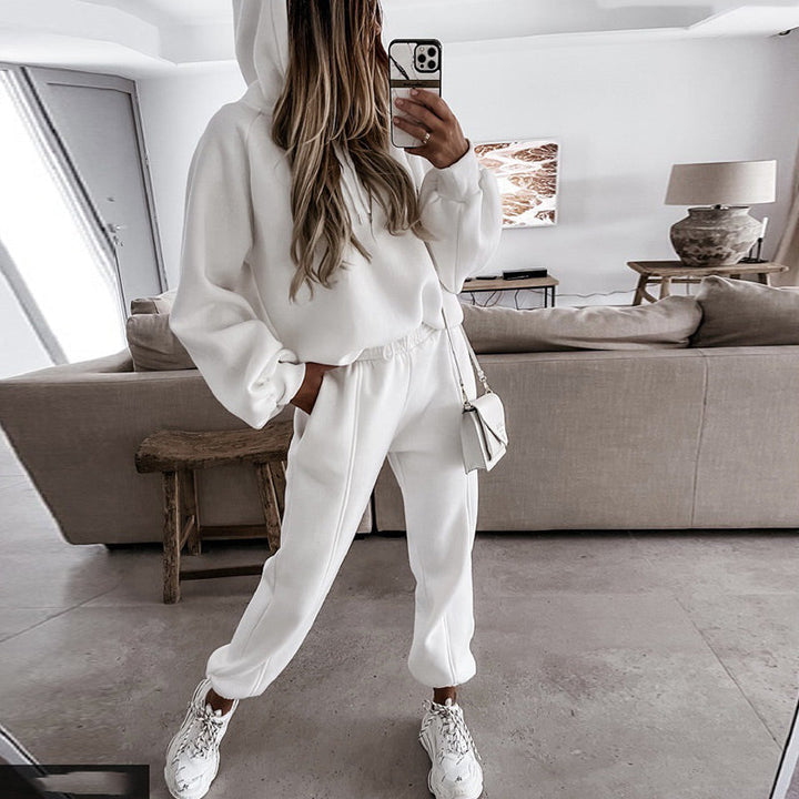 Sierra Comfy Hausanzug | Bequemer 2-teiliger Luxus-Jogginganzug für Frauen
