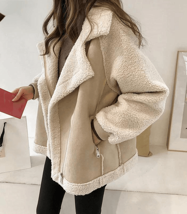 Lammy Jacke | Winter-Lammfellmantel für Damen