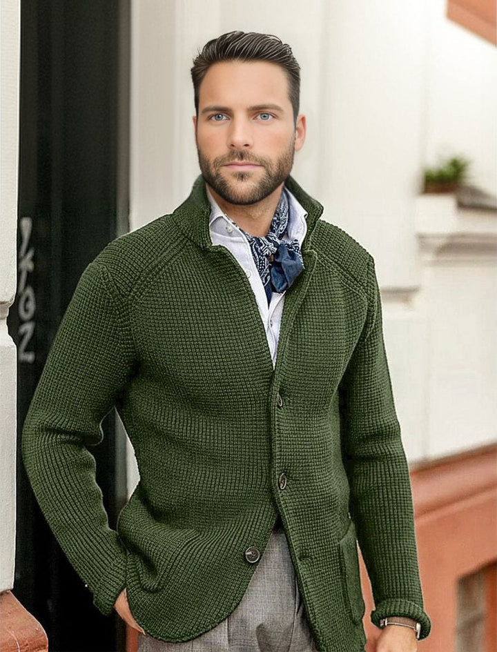 Strickjacke für Herren - Klassischer Luxus Cardigan für jede Saison