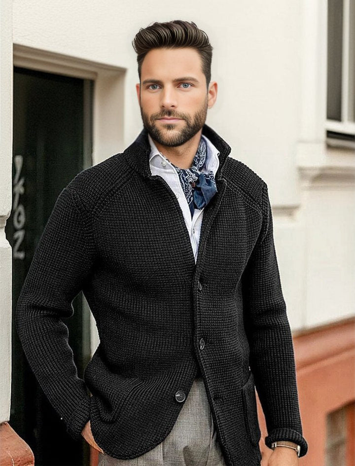 Strickjacke für Herren - Klassischer Luxus Cardigan für jede Saison