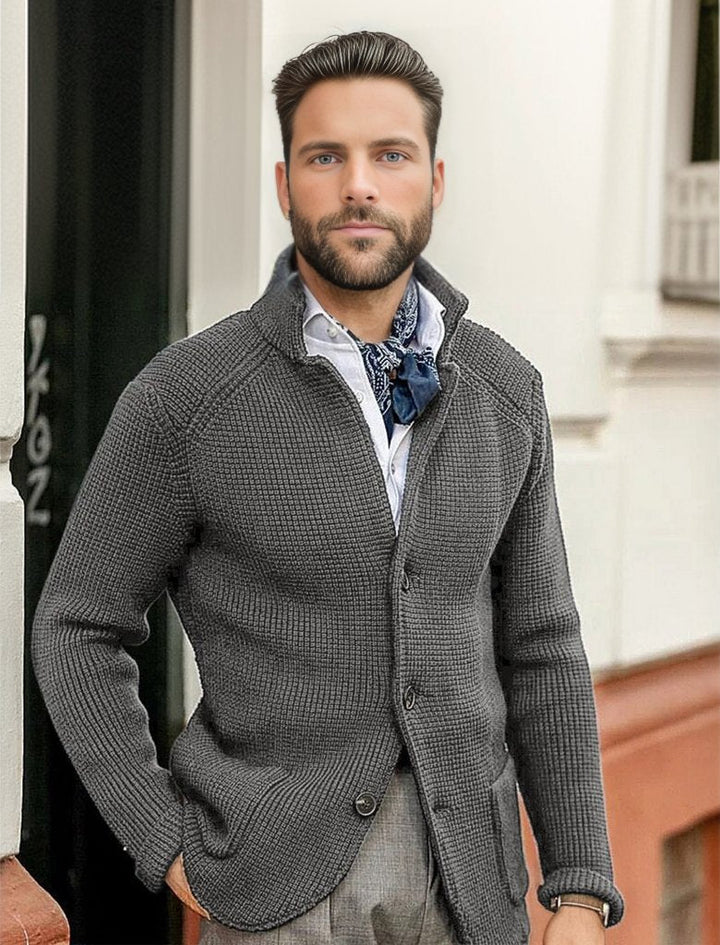 Strickjacke für Herren - Klassischer Luxus Cardigan für jede Saison