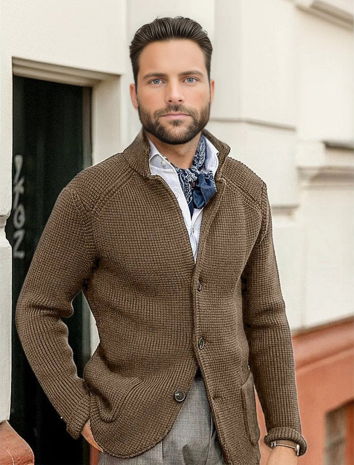 Strickjacke für Herren - Klassischer Luxus Cardigan für jede Saison